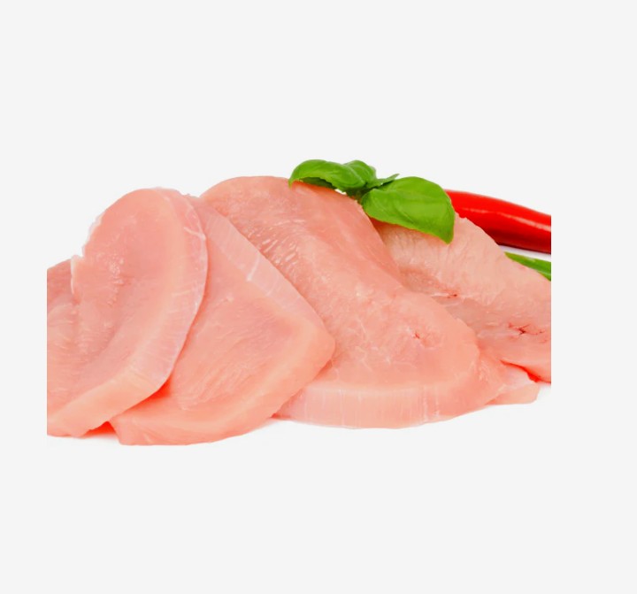 Sliced chicken breast