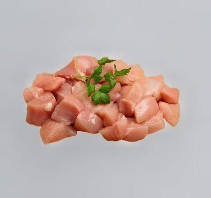 Diced chicken breast